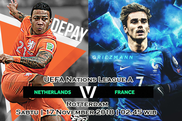 Hasil Pertandingan Belanda vs Prancis